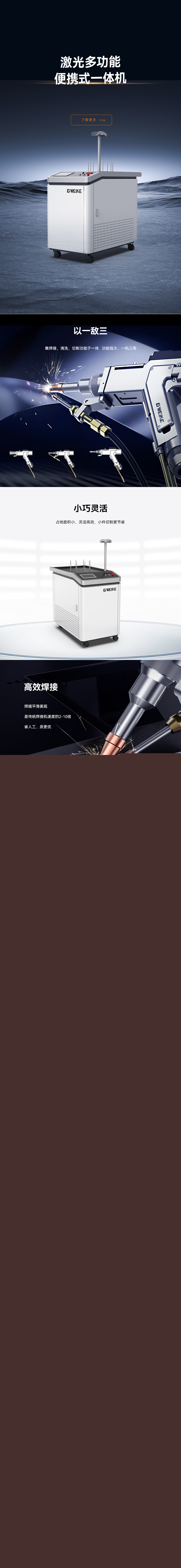 激光多功能便攜式一體機(jī)LCW系列